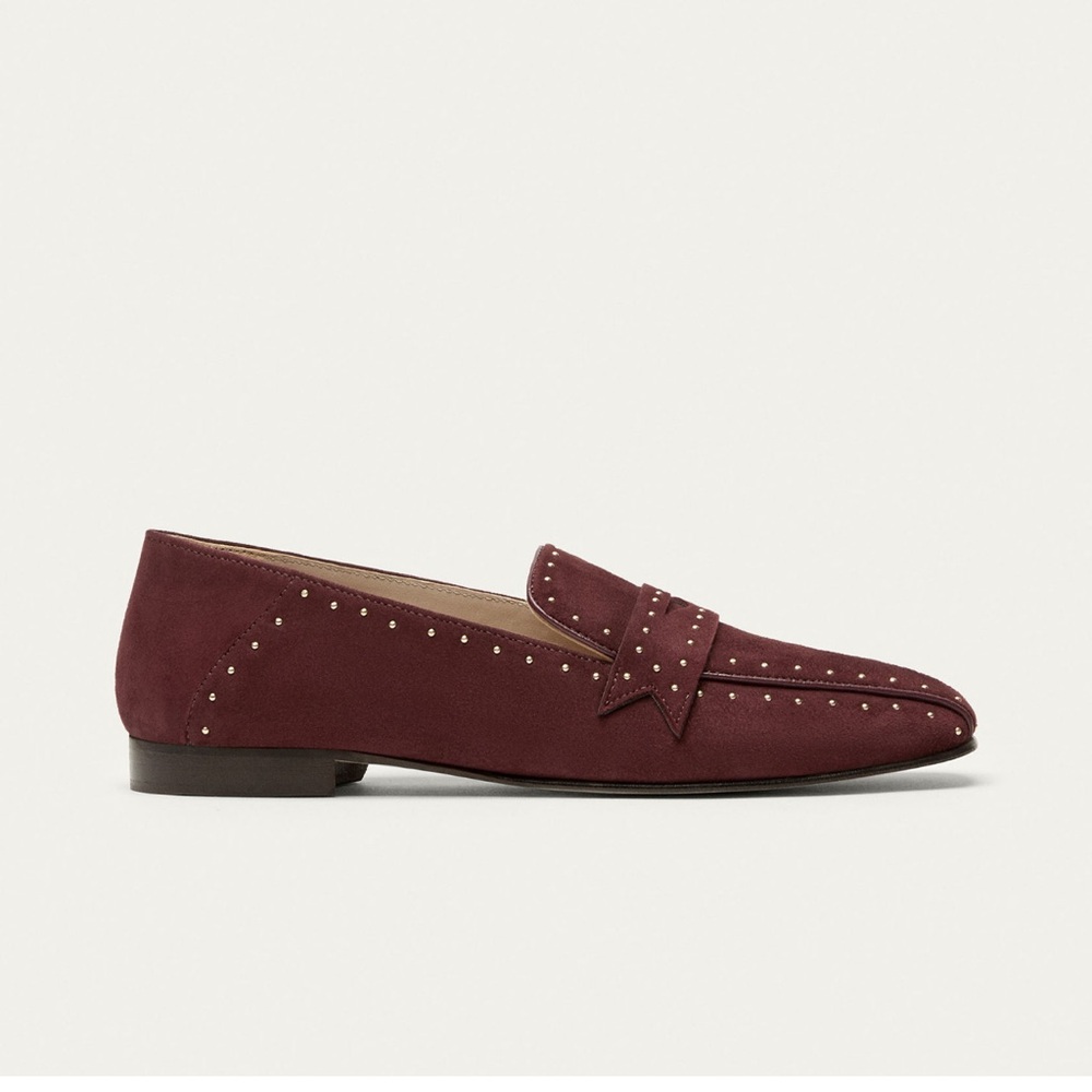 NWT MASSIMO DUTTI | studded loafers